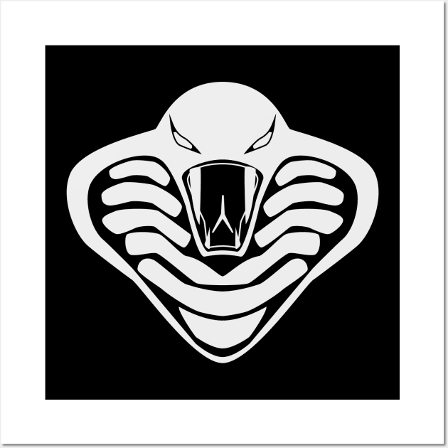 Negative Cobra Head Wall Art by MaknArt